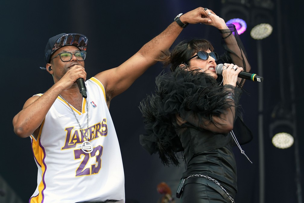 Ludmilla, Fernanda Abreu e Buchecha cantam com a Funk Orquestra neste s&aacute;bado (5) no Rock in Rio 2019 &mdash; Foto: Alexandre Dur&atilde;o/G1