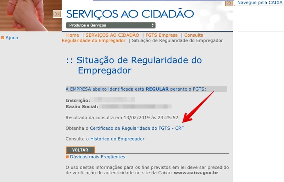 Emitindo o CRF — Foto: Reprodução/Helito Beggiora