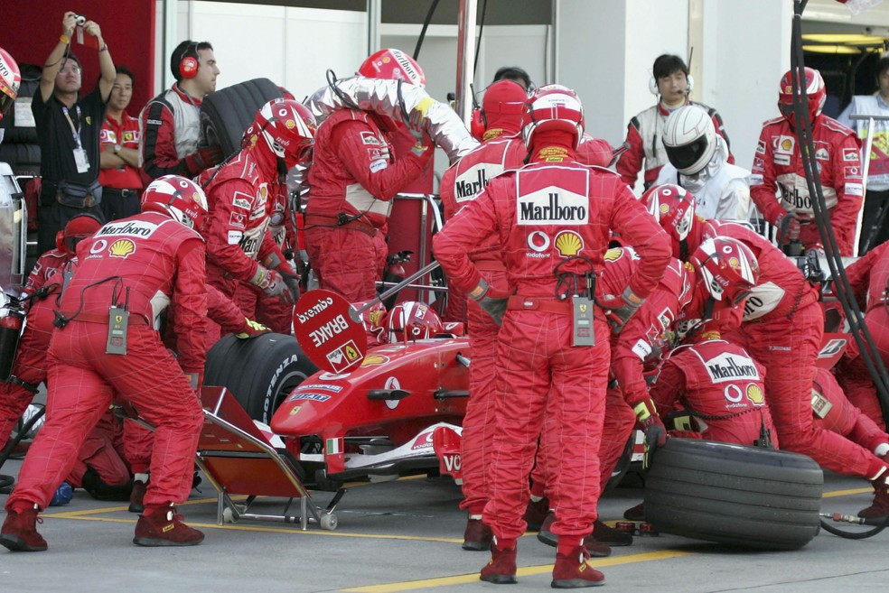 Schumacher foi o piloto que melhor se adaptou ao reabastecimento â Foto: Yuriko Nakao-Pool/Getty Images