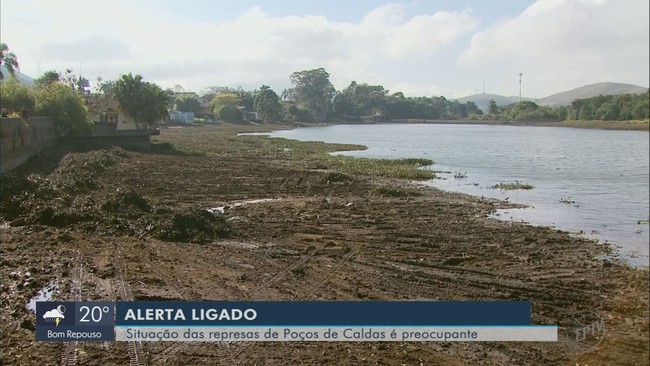 Situação de represas de Poços de Caldas é considerado preocupante