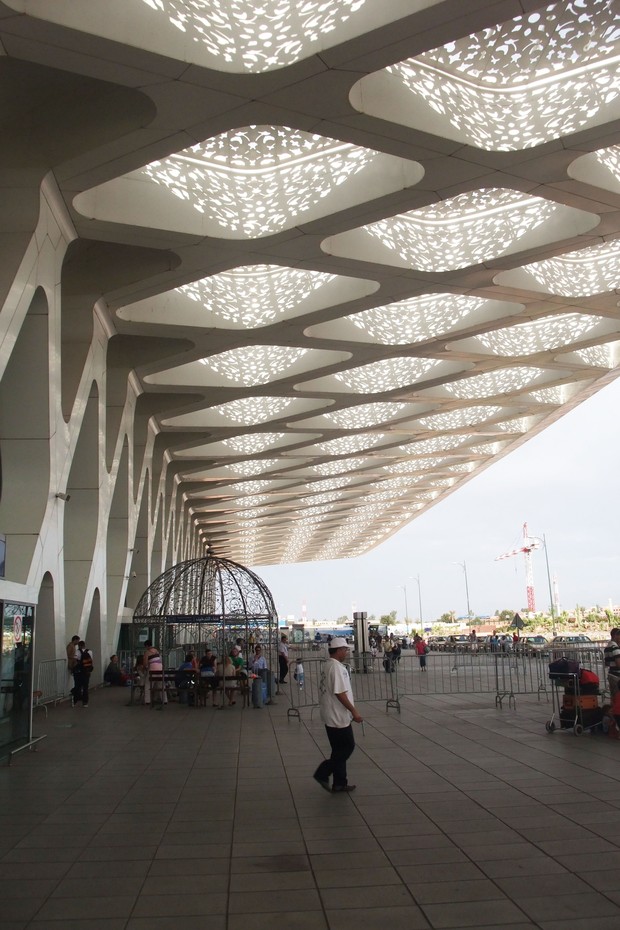 Aeroporto de Marrakech (Foto: Reprodução)