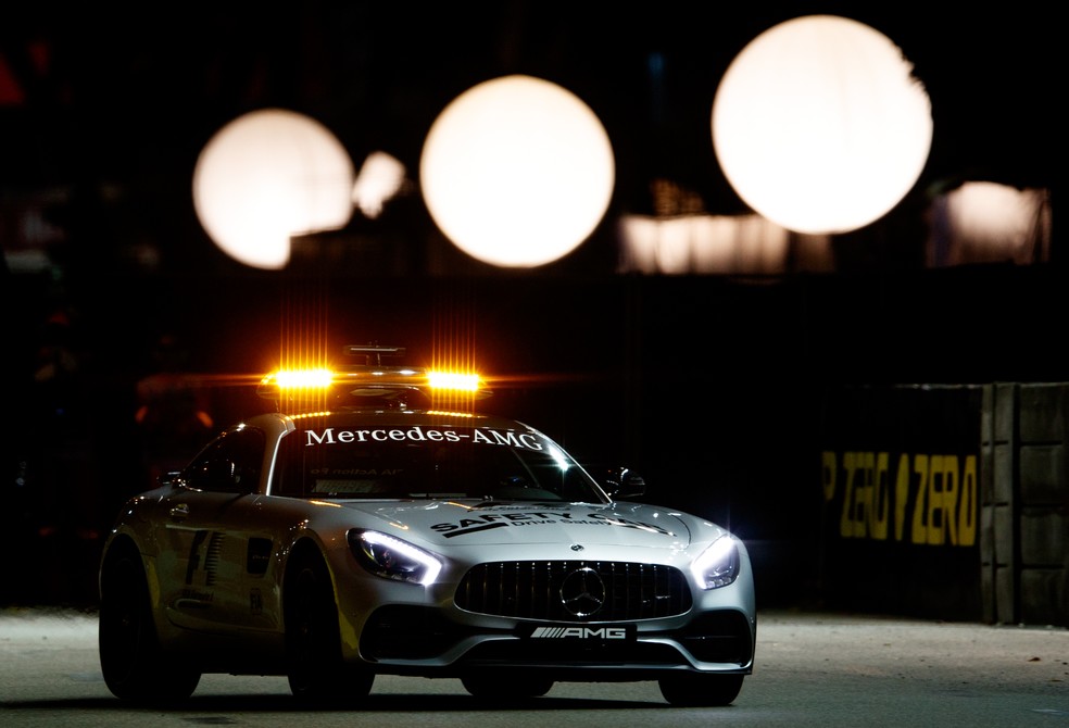 Safety Car no GP de Singapura â€” Foto: Lars Baron/Getty Images