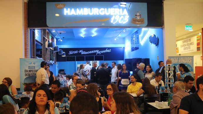 Grêmio inaugura 2ª hamburgueria e projeta ter oito lojas até maio de 2016