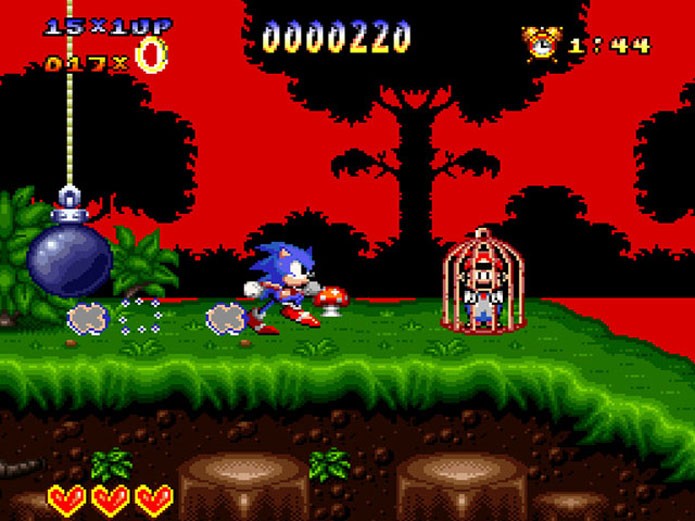 Sonic pintou no SNES ao lado de Mario (Foto: Reprodu??o)