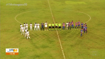 Capital vence Araguaína de virada por 2 a 1 no Mirandão