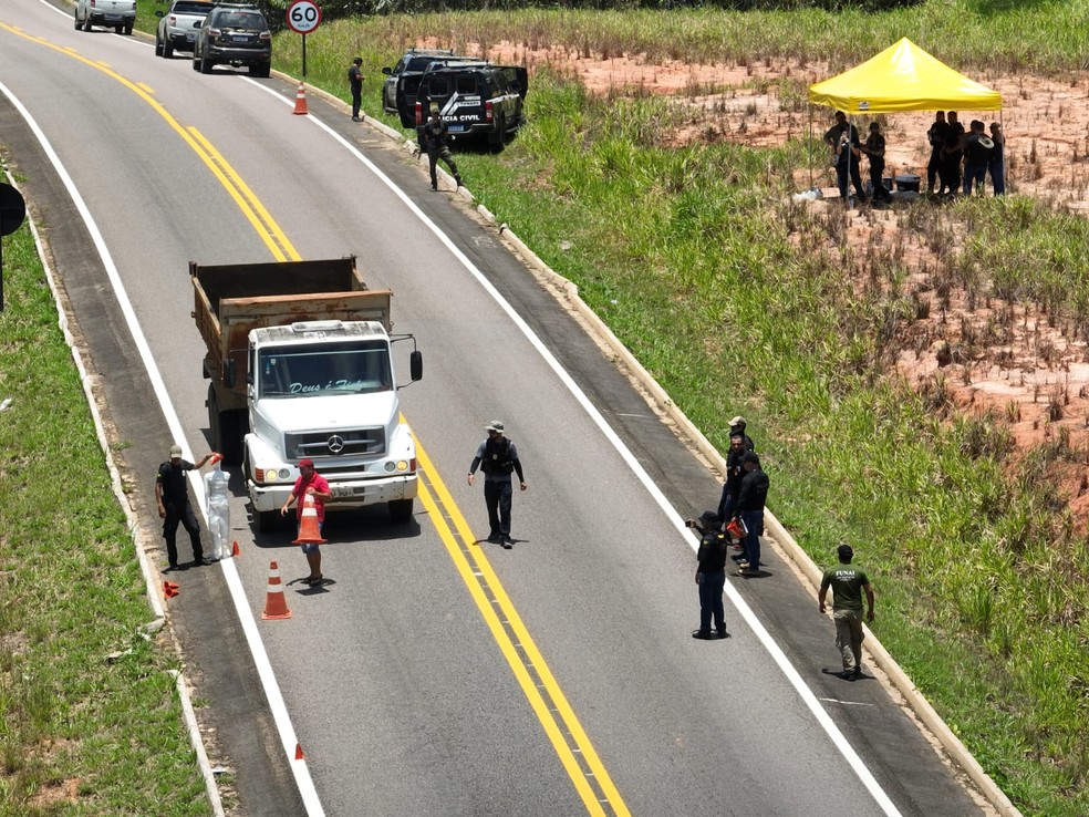 Polícia Civil faz reconstituição do acidente que matou menino indígena em Cruzeiro do Sul — Foto: Arquivo/PC-AC