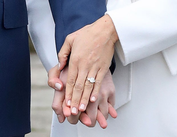 O anel de noivado de Meghan Markle (Foto: Getty Images)