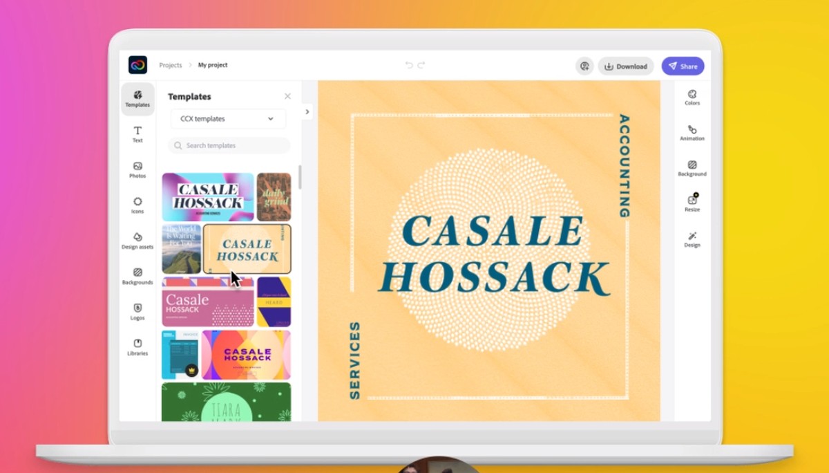 Adobe Creative Cloud Express: como usar o editor 'estilo Canva'