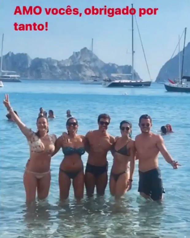 Luana Piovani e Marcel Stürmer relebram viagem à Ibiza (Foto: Reprodução / Instagram)