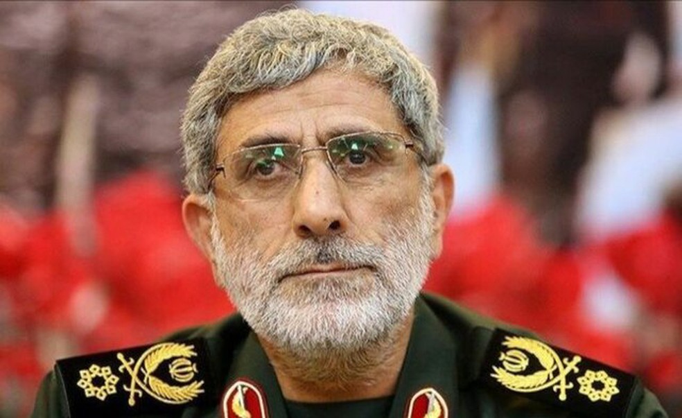 Esmail Qa'ani, o novo líder da força Quds do Irã — Foto: Khamenei.IR/AFP