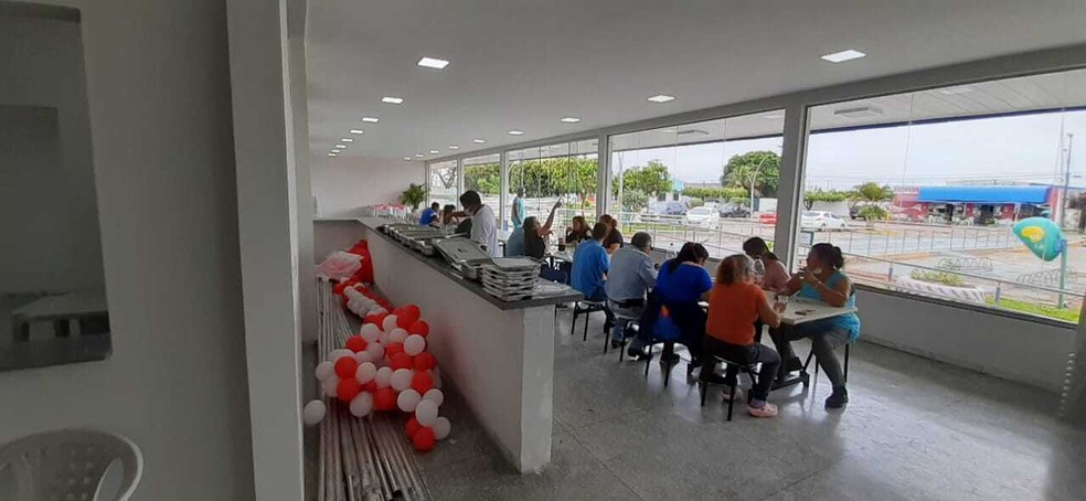 Novo refeitório disponibilizado para servidores do Hospital Regional de Vilhena, RO — Foto: Prefeitura de Vilhena/Divulgação