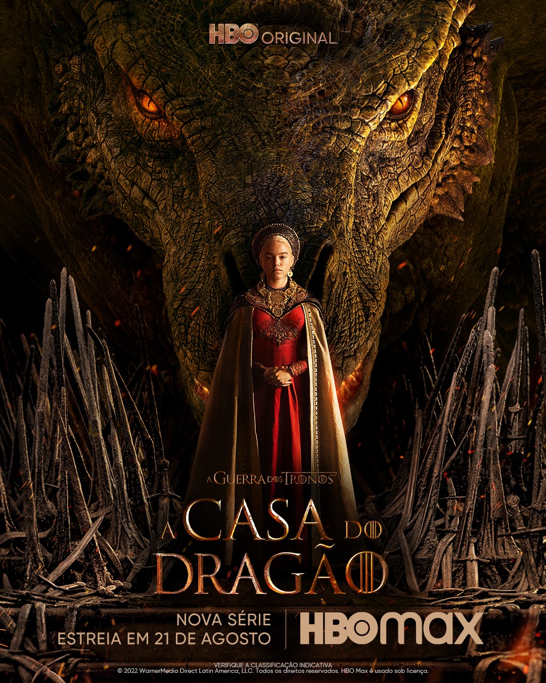 O cartaz de Casa do Dragão (Foto: Divulgação / HBO)