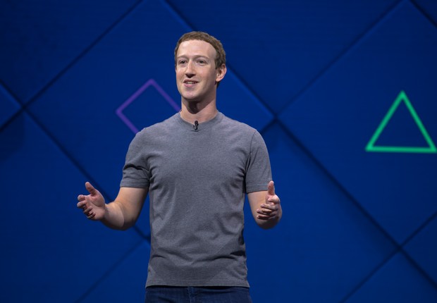 Mark Zuckerberg, CEO do Facebook, durante a conferência F8 (Foto: Divulgação)