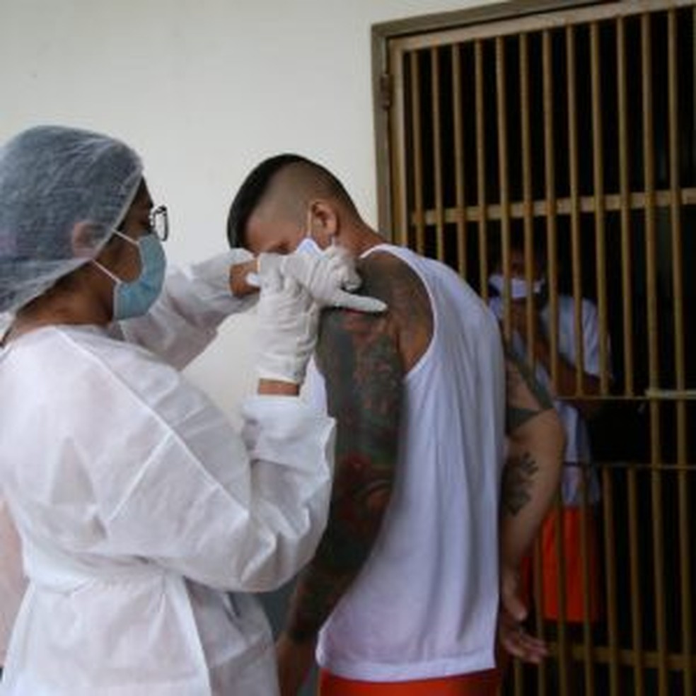 Mais de 1,1 mil presos devem ser vacinados contra a Covid-19 em Rio Branco — Foto: Dharcules Pinheiro/Secom