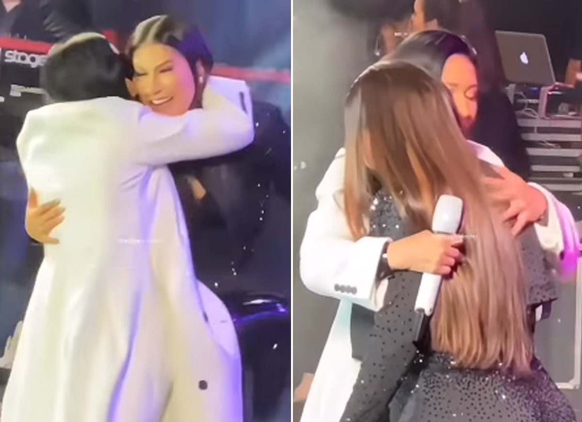 Simaria faz apario surpresa em ltimo show da dupla Simone e Simaria (Foto: Reproduo/Instagram)