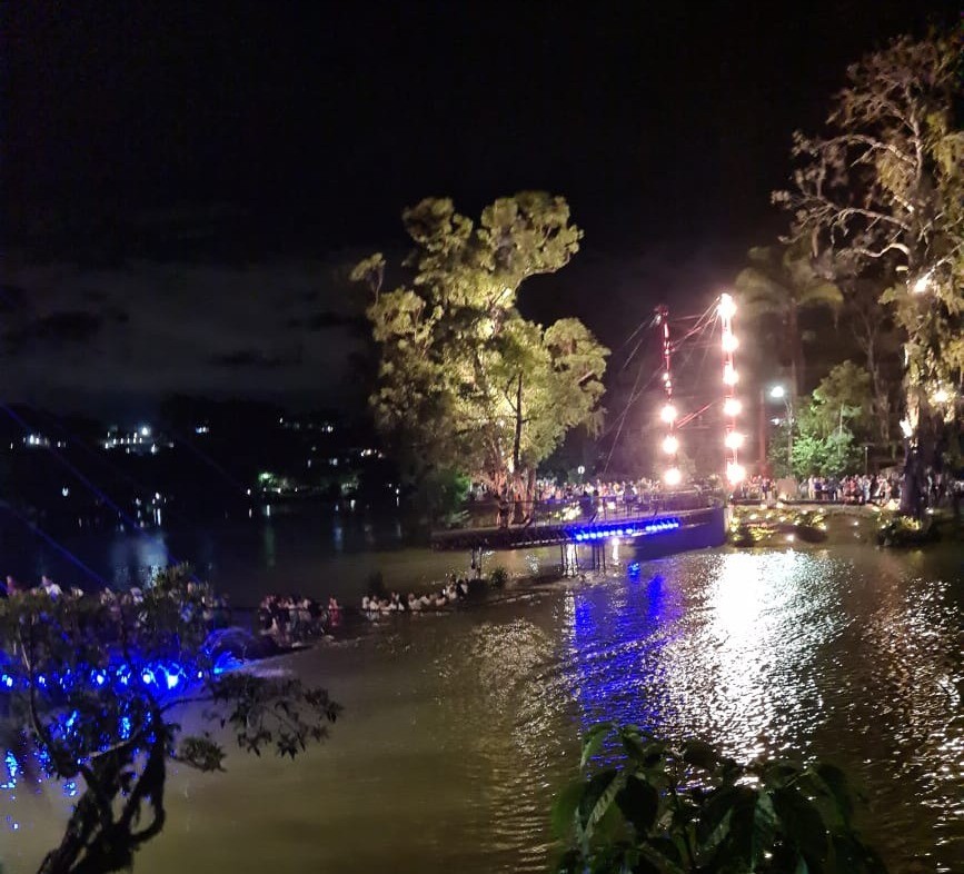 Réveillon: Ponte desaba e deixa quatro feridos em Miguel Pereira