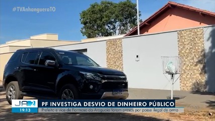 Prefeito e vice de Formoso do Araguaia são presos em operação da Polícia Federal