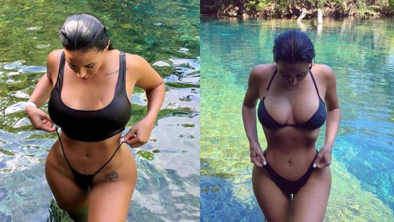 Chaney Jones tira foto igual a Kim Kardashian (Foto: Reprodução/Instagram )