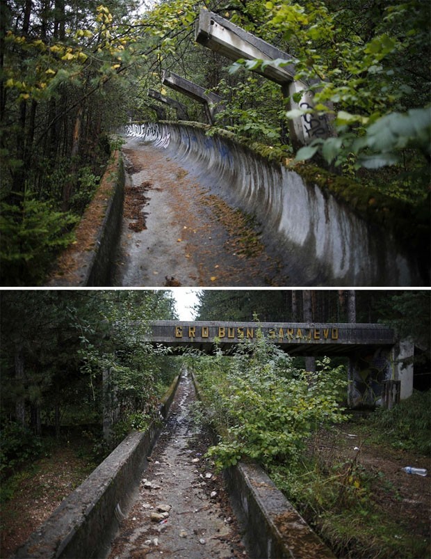 Construções olímpicas abandonadas (Foto: Divulgação)