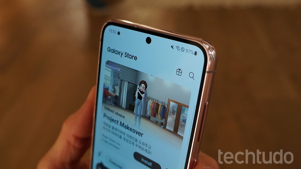 Câmera frontal do Galaxy S23 Plus faz selfies de 12 megapixels — Foto: Thássius Veloso/TechTudo