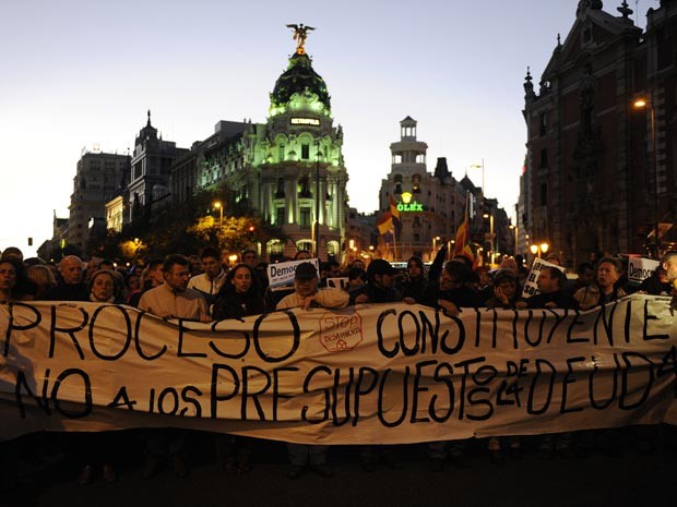 G1 Millhares De Espanhóis Protestam Em Madri Contra Política De Austeridade Notícias Em Mundo 3709