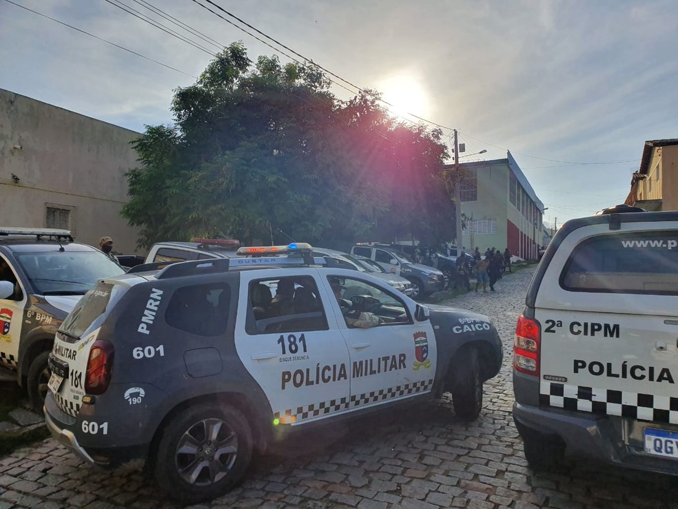 Operação Dia da Coruja do MP cumpre mandados contra facção criminosa no RN, nesta quinta-feira (4). — Foto: Divulgação