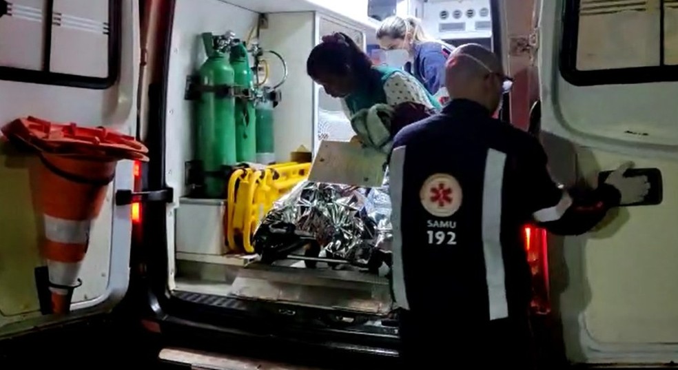 Duas meninas foram atingidas por um raio no assentamento Nhu Verá — Foto: Adilson Domingos/ Reprodução
