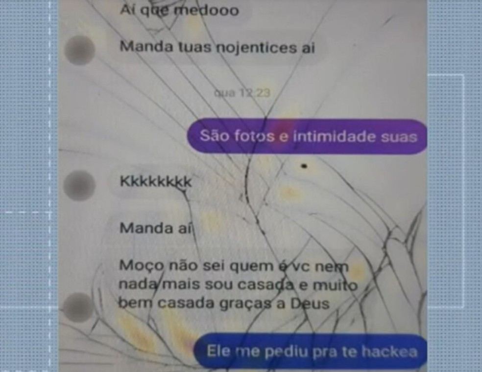 Homem ameaçava mulheres pedindo dinheiro para não divulgar fotos íntimas delas, no Ceará. — Foto: Reprodução 
