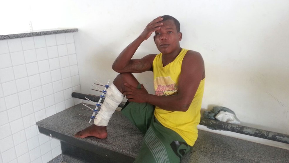 Weliton dos Santos foi preso nesta quinta-feira (21), após implorar para ir para presídio (Foto: Investigador Moreira/ Polícia Civil)