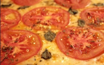 A pizza marguerita: redondas de 30cm