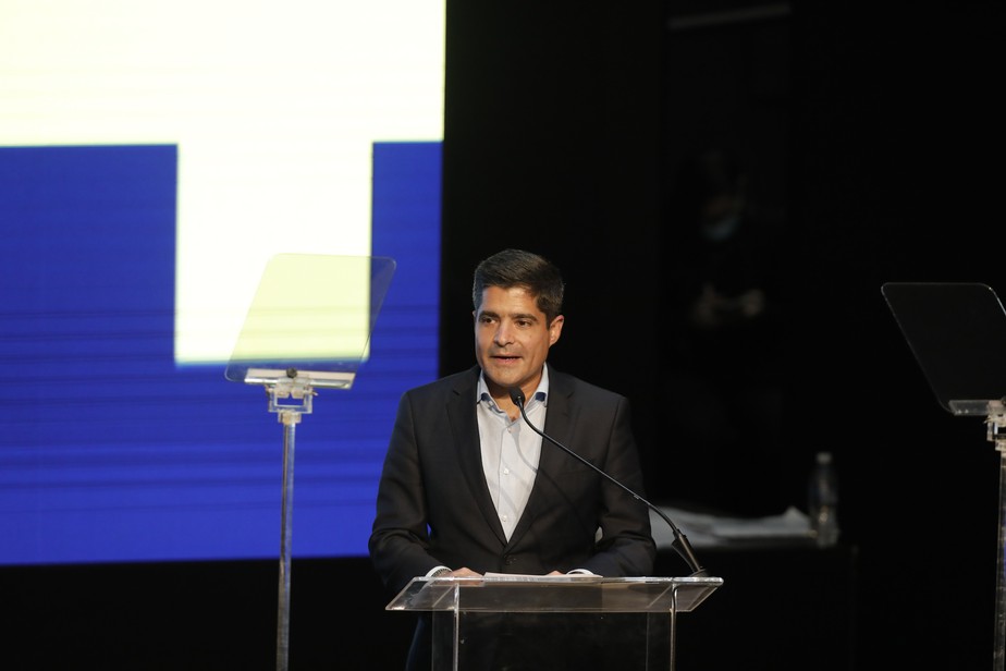 ACM Neto discursa no evento de fundação do União Brasil, em 2021
