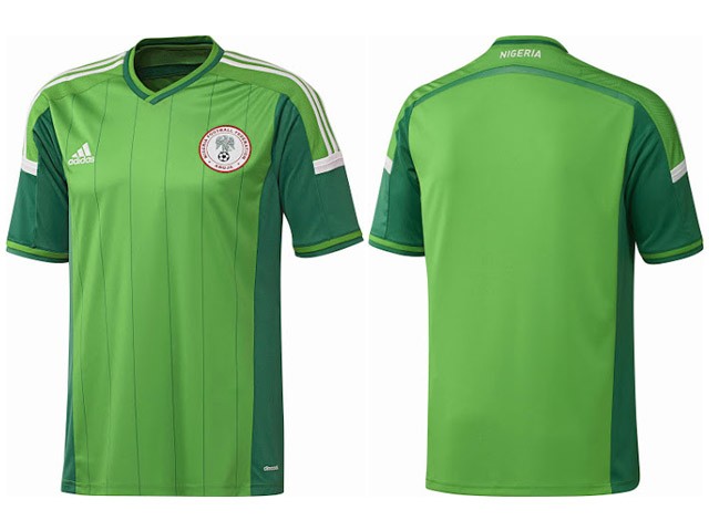 Padrão Fifa: nigerianos também vestirão uniforme monocromático na Copa (Foto: Reprodução)