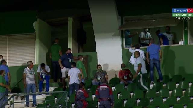 Confusão durante Guarani x Juventude