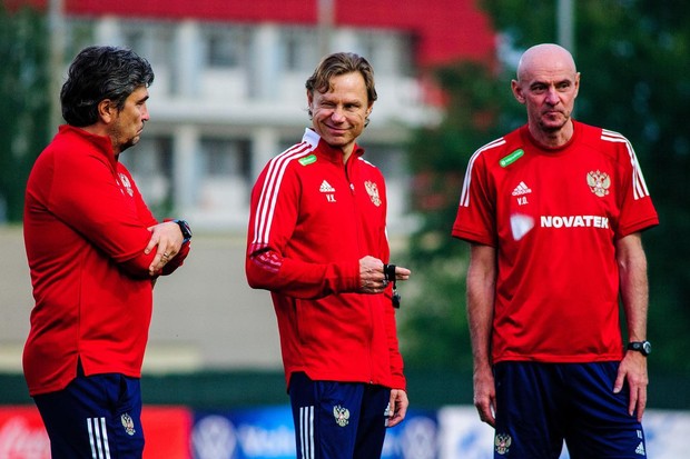 Imagem do técnico da seleção russa Valeri Karpin (Foto: Instagram/Reprodução @teamrussia)