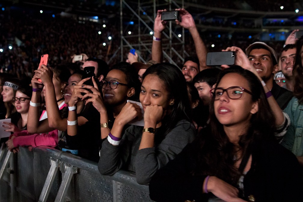 Paul McCartney em São Paulo (Foto: Marcelo Brandt / G1)