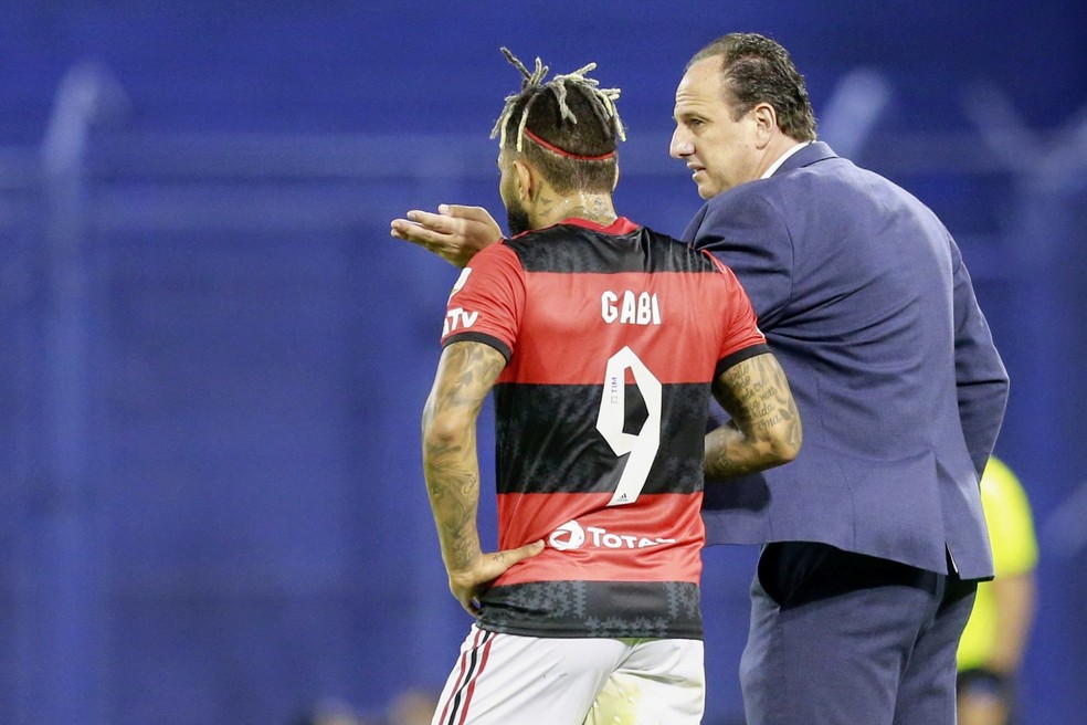 Rogério Ceni Gabigol Flamengo — Foto: Staff Images / Conmebol