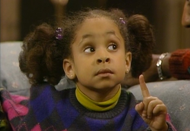 Raven-Symone como Olivia no Show de Cosby (Foto: Reprodução). 