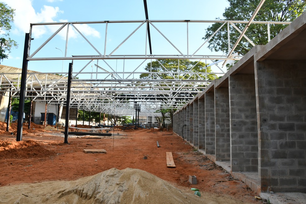 Obras de revitalização do Camelódromo estão em andamento — Foto: Marcos Sanches/Secom