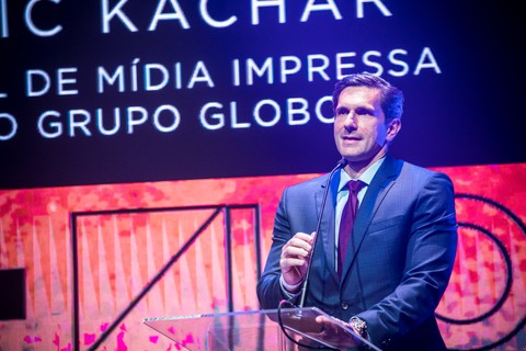 Frederic Kachar, diretor geral de mídia impressa do Grupo Globo, abriu o evento (Foto: Keiny Andrade)