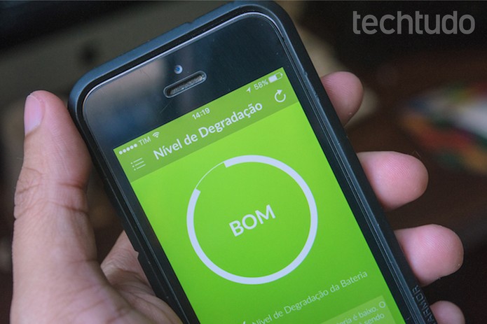 Como economizar a bateria do seu iPhone com app Battery Life (Foto: Marvin Costa/TechTudo)