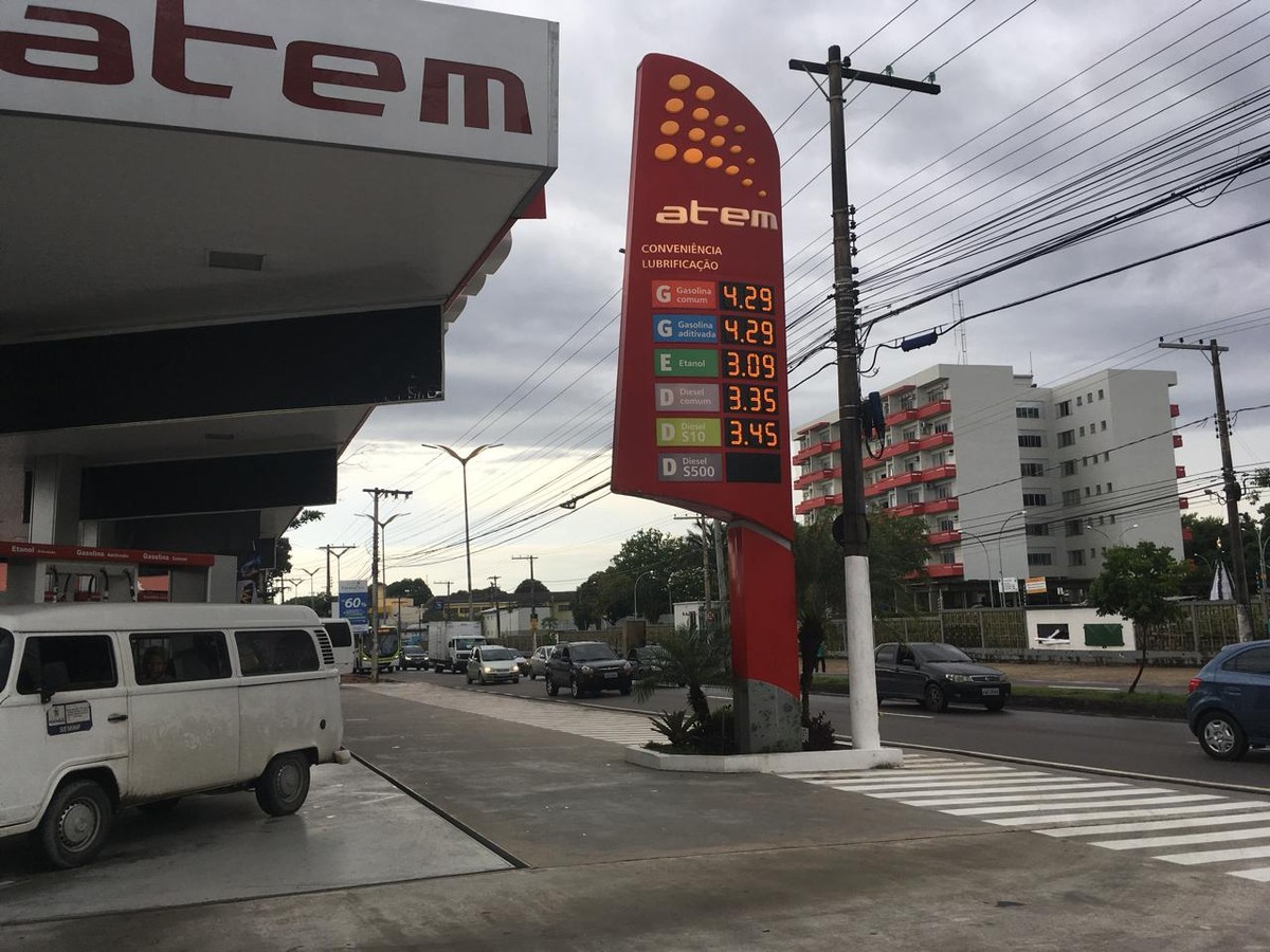 Preço Da Gasolina Tem Reajuste Em Postos De Manaus E Valor Passa De R 4 Amazonas G1 