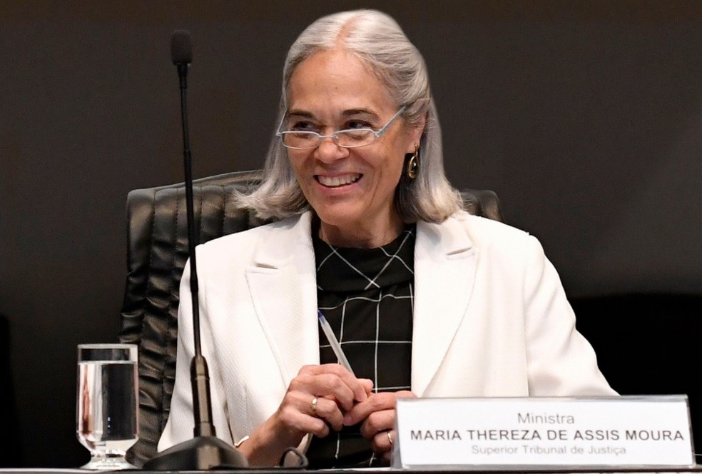 A ministra Maria Thereza de Assis Moura, nova vice-presidente do STJ — Foto: José Alberto/STJ