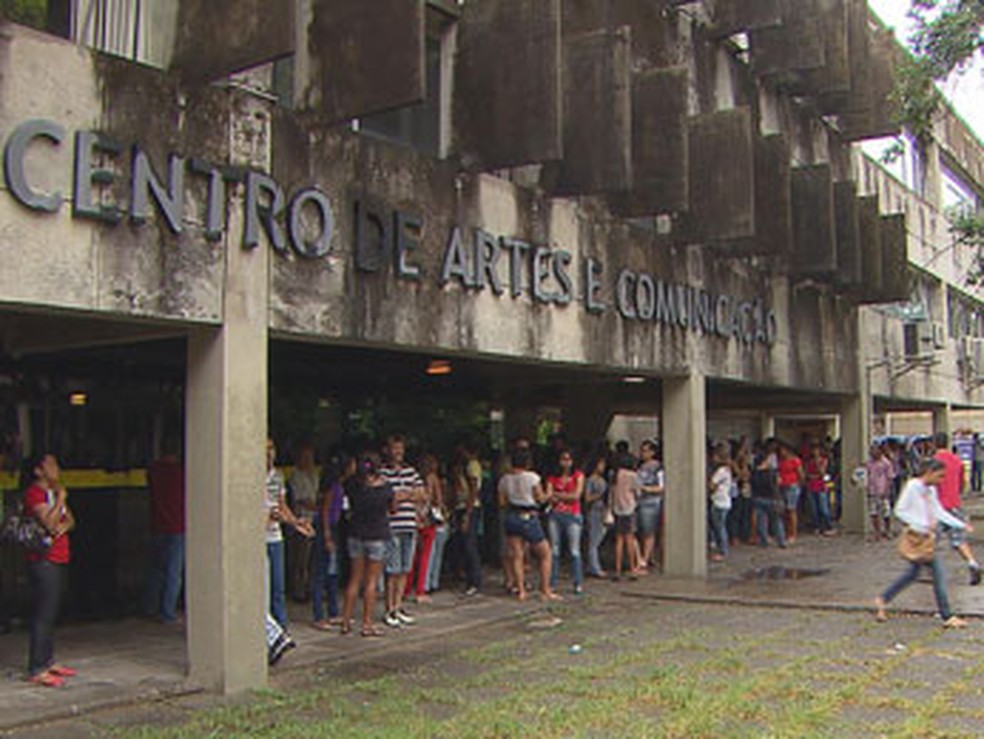 Novo curso de bacharelado em artes visuais é oferecido no Centro de Artes e Comunicação (CAC), no campus Recife da UFPE — Foto: Reprodução / TV Globo