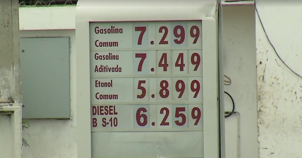 Gasolina volta a custar mais de R$ 7 em postos de combustíveis de Natal |  Rio Grande do Norte | G1