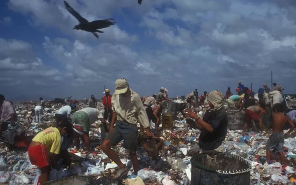 As exportações de lixo dos EUA para a América Latina bateram recorde em 2021 — Foto: Getty Images/BBC