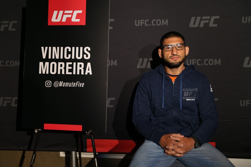 Vinicius Mamute vai lutar neste sábado contra Eryk Anders — Foto: Getty Images