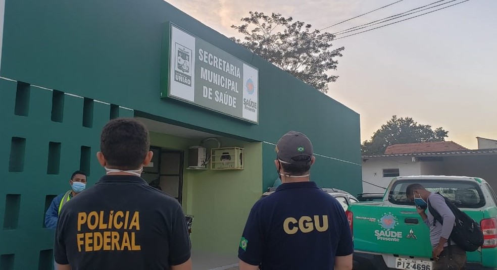 Polícia Federal investiga desvio de recursos para combate à pandemia em União, no Piauí — Foto: Polícia Federal