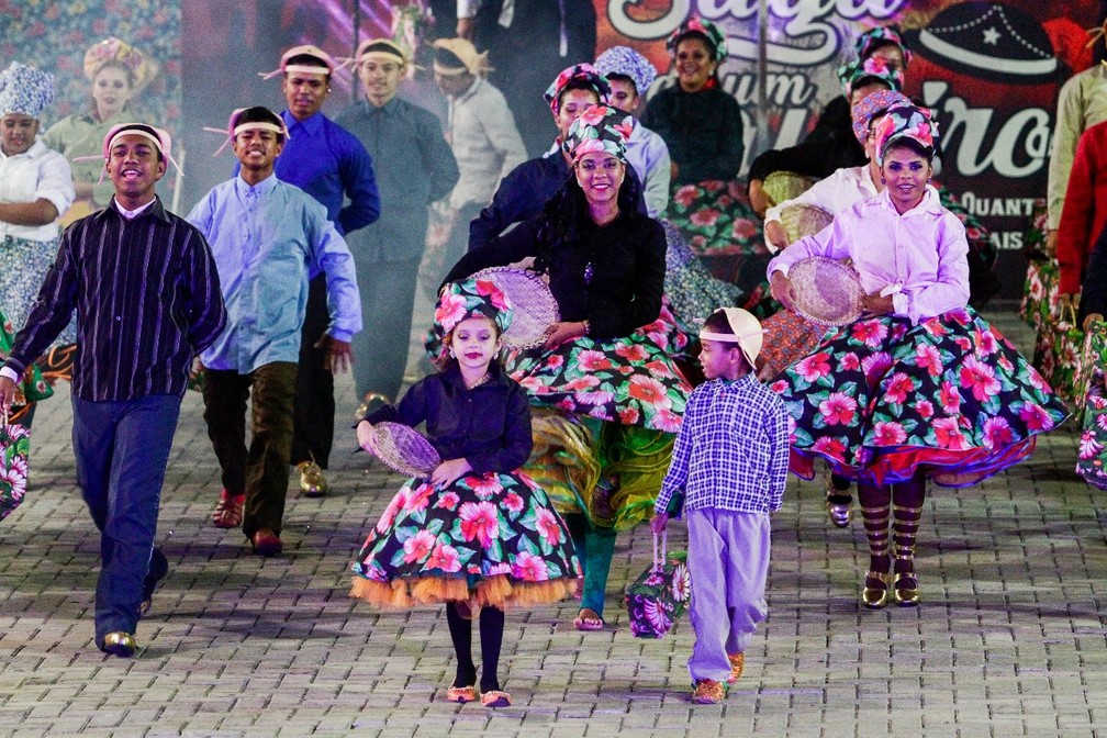 Festival de Quadrilhas Juninas de Natal acontece atÃ© o dia 24 de junho na Arena das Dunas  (Foto: RogÃ©rio Vital )