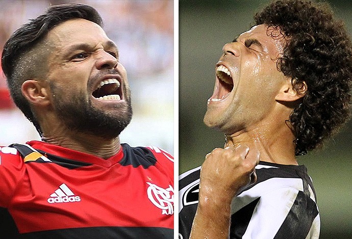 Diego (Fla) e Camilo (Botafogo) (Foto: GloboEsporte.com) Diego (Fla) e Camilo (Botafogo) (Foto: GloboEsporte.com)