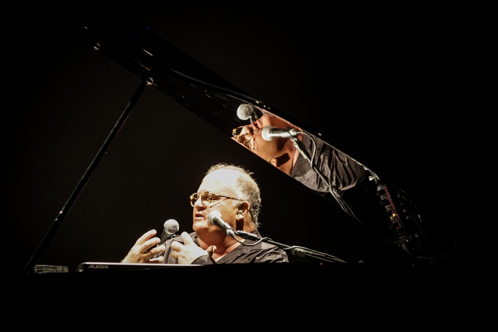 Guilherme Arantes falou sobre as músicas que cantou no show — Foto: Divulgação Vivo Rio / Ricardo Nunes